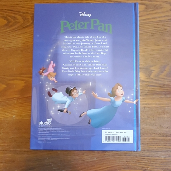 2 DISNEY bks: PETER PAN & MICKEY'S CHRISTMAS CAROL - Picture 4 of 8